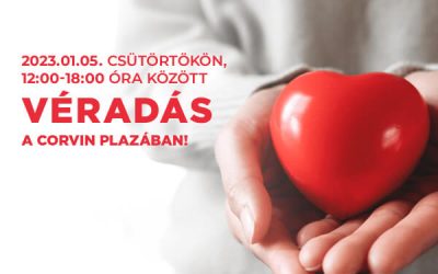 Véradás a Corvin Plazában!