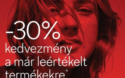 C&A: 30% kedvezmény
