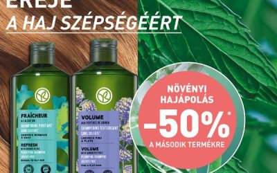 Yves Rocher: 50% kedvezmény