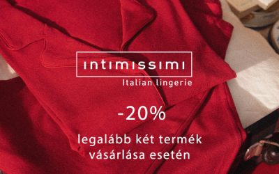 Intimissi: 20% kedvezmény
