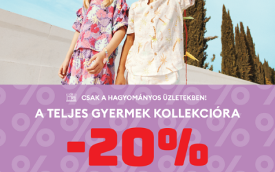 Sinsay: 20% kedvezmény