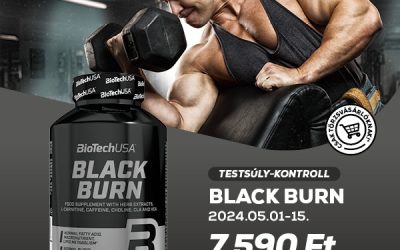 BioTechUSA: Black Burn étrendkiegészítő akció