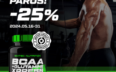 Scitec Nutrition: BCAA+ Glutamine Xpress akció