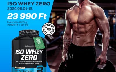 BioTechUSA: Iso Whey Zero akció