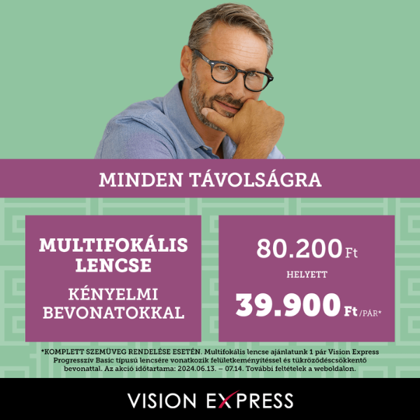 Vision Express: Multifokális lencse akció