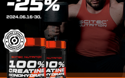 Scitec Nutrition: Creatine Monohydrate italpor akció