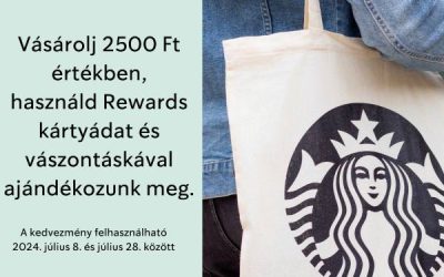 Starbucks: Ajándék vászontáska