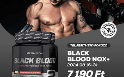 BioTechUSA: Black Blood Nox+ akció