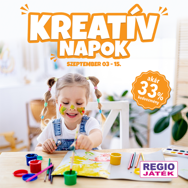 REGIO Játék: Kreatív napok