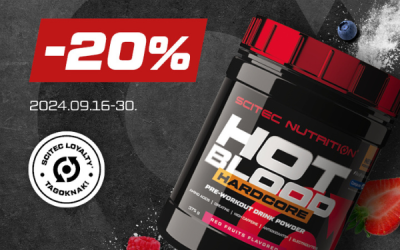 Scitec Nutrition: Hot Blood Hardcore akció