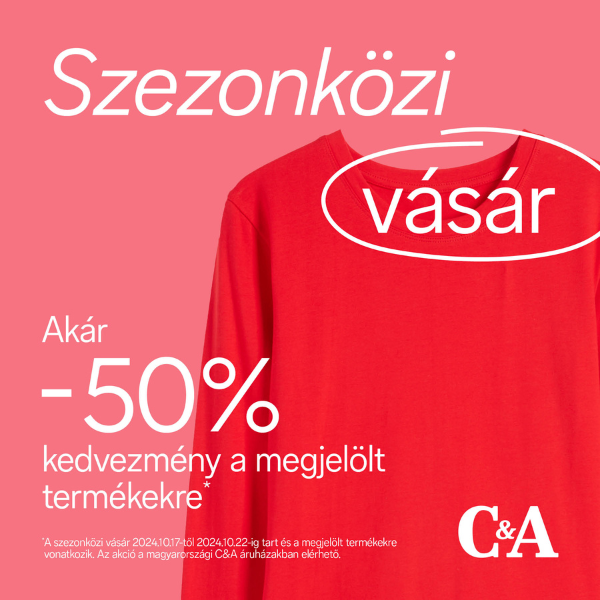 C&A: Szezonközi Vásár