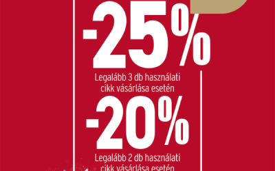 Tchibo: 25% kedvezmény