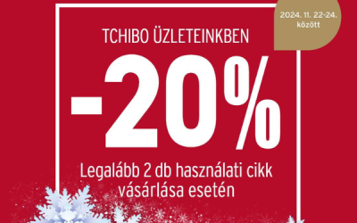 Tchibo: 20% kedvezmény