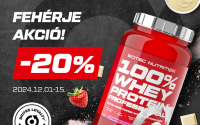 Scitec Nutrition: Whey Protein Professional akció