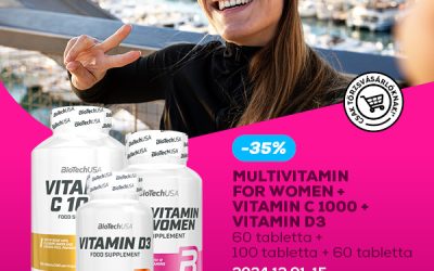 BioTechUSA: Multivitamin For Women akció