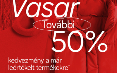 C&A: 50% kedvezmény