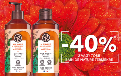 Yves Rocher: 40% kedvezmény