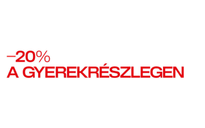 H&M: 20% kedvezmény