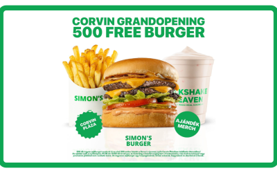 Simon’s Burger nyílik a Corvin Plazában