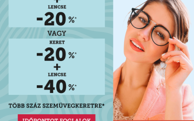 Vision Express: Akár 40% kedvezmény