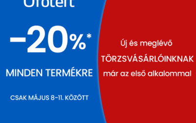Ofotért: 20% kedvezmény