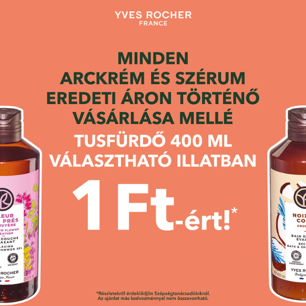 Yves Rocher: Tusfürdő 1 Forintért