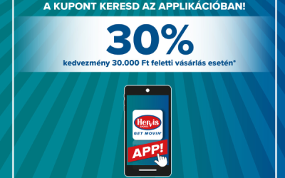 Hervis: 30% kedvezmény