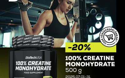 BioTechUSA: Creatine Monohydrate akció