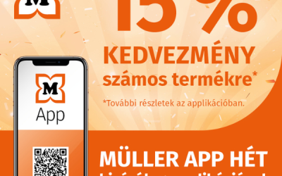 Müller: 15% kedvezmény