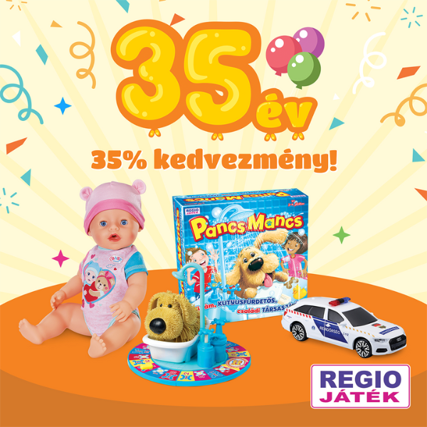 REGIO Játék: 35% kedvezmény