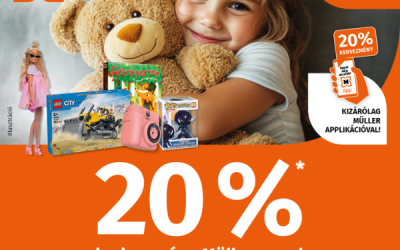 Müller: 20% kedvezmény