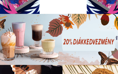 Cafe Frei: 20% kedvezmény diákoknak