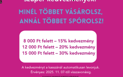 Flying tiger: Akár 30% kedvezmény