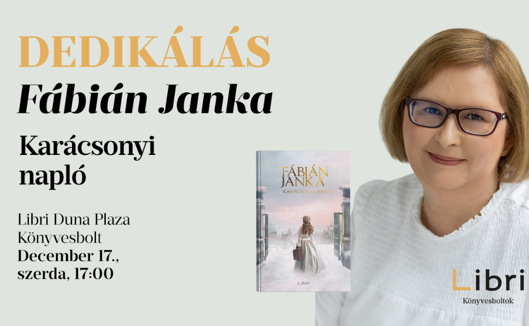 Libri: Fábián Janka könyvdedikálás