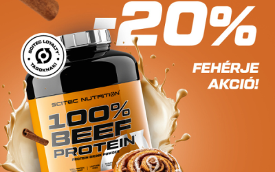 Scitec Nutrition: Beef Protein akció