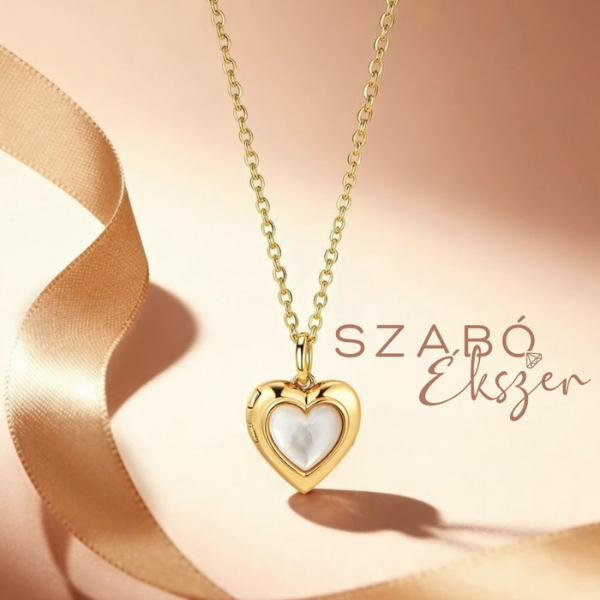 Szabó Ékszer: Szív medálos nyaklánc