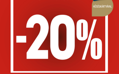 Tchibo: 20% kedvezmény