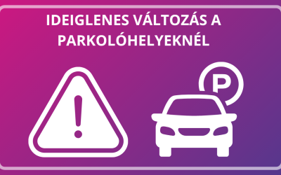 Corvin Plaza ideiglenes parkolás változás