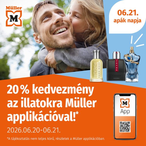 Müller: 20% kedvezmény