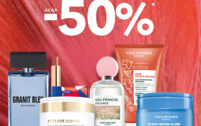 Yves Rocher: Akár 50% kedvezmény