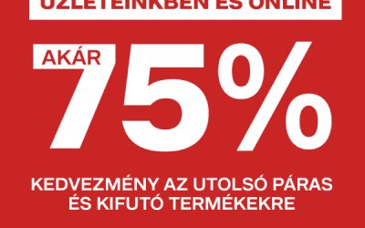 Deichmann: Óriási kedvezmények