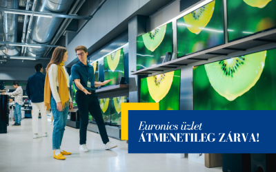 Euronics üzletünk átmenetileg zárva tart