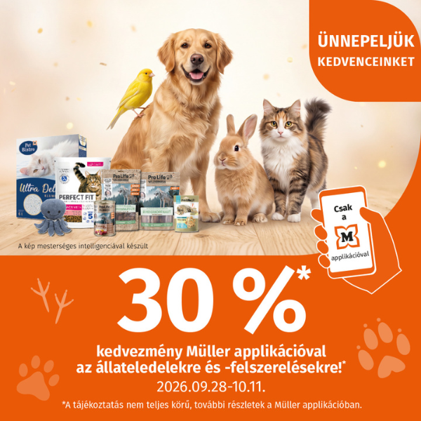 Müller: 30% kedvezmény